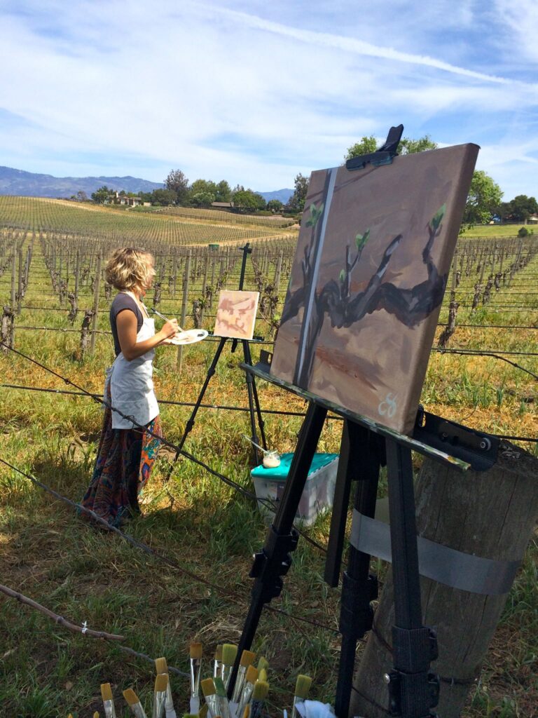 Painting in the Vineyard, Creativity