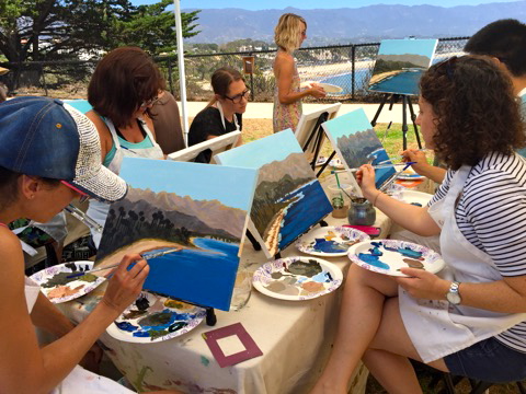 Things to do in santa barbara, painting, beach activities