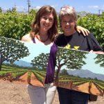 Events things to do in Santa Ynez Valley, Santa Barbara County Wineries Group activities Painting in the Vineyard Roblar Winery