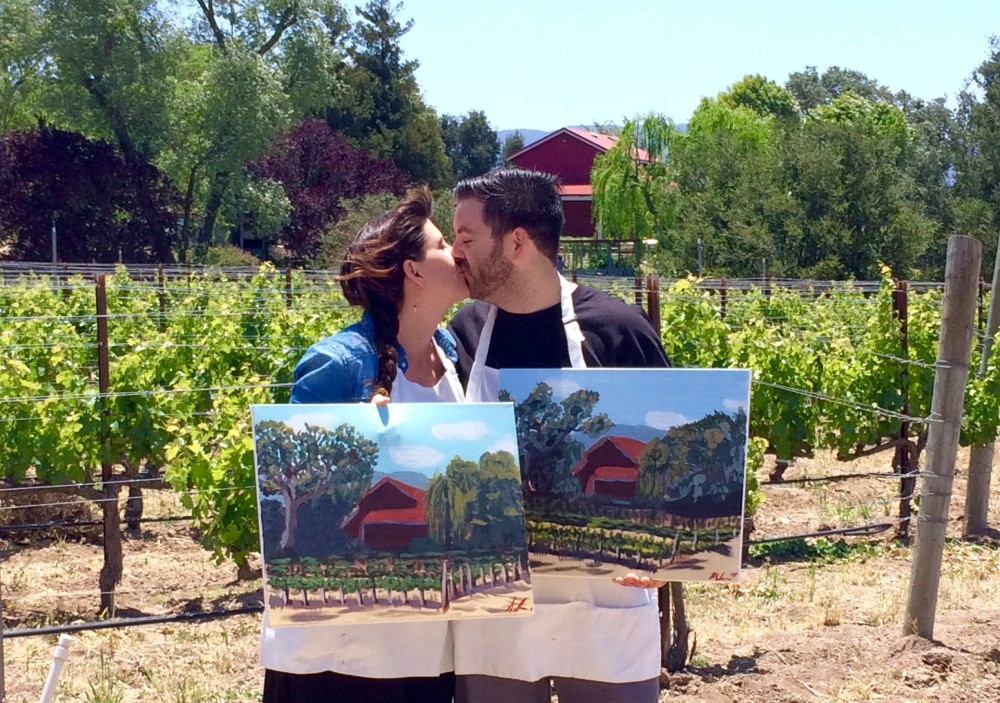Private painting in the vineyard, Santa Ynez Valley Things to do in Santa Barbara County, Santa Ynez Valley, Los Olivos, Winery Events, Date Activities