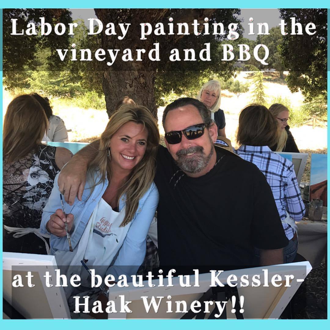 Labor Day Painting, BBQ and lots of Wine!
