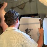 Figure drawing class in Solvang