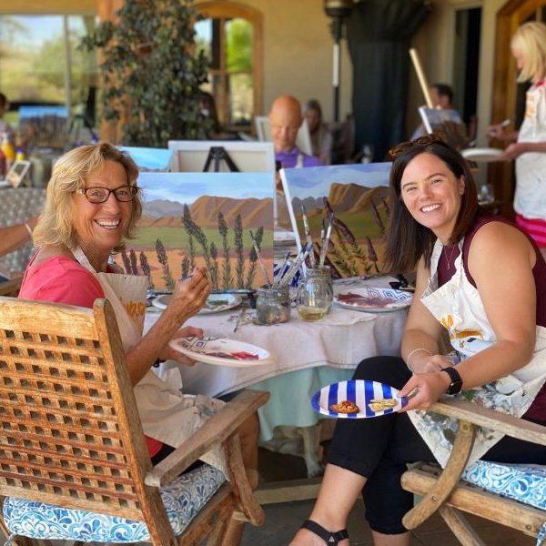 private painting event in Solvang, Santa Ynez Valley things to do, art class