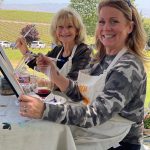 Wine tasting and Painting in the Vineyard, Things to do in Santa Ynez, Santa Barbara, Solvang, art class 7