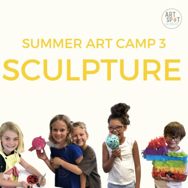2023 summer camp squares - Summer art camp Week 3 Sculpture 2