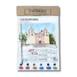 DIY Watercolor Painting Kit Old Mission Santa Barbara