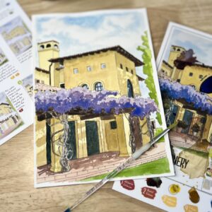 diyWatercolorPaintingKit-watercolorLessons-MelvilleVineyard_SantaRitaHills_supplies1